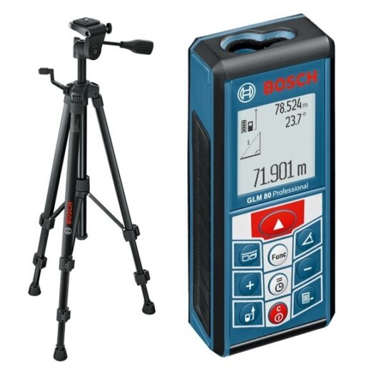 Лазерный дальномер Bosch GLM80 + BT150