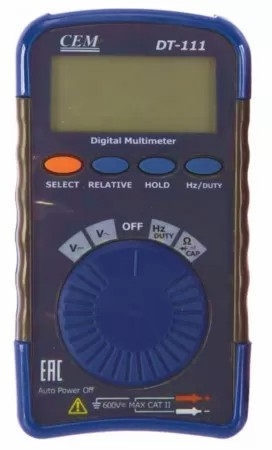 Карманный цифровой мультиметр CEM DT-111