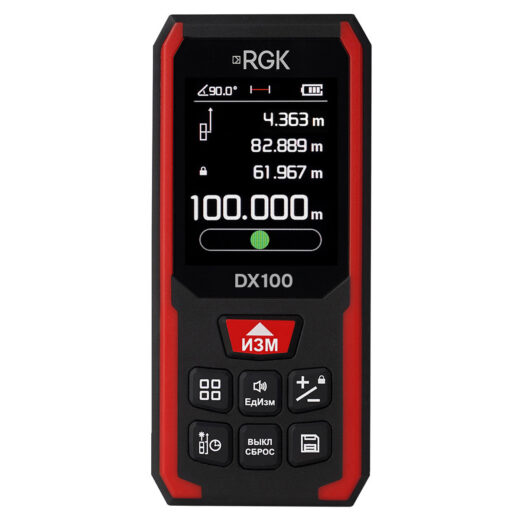 Лазерный дальномер RGK DX100 с поверкой